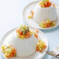Coconut Panna Cotta with Tropical Fruit image