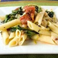 Penne with Escarole and Tomatoes_image