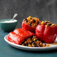Pressure-Cooker Stuffed Peppers image
