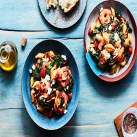 Greek-Style Shrimp Pasta with Kale_image