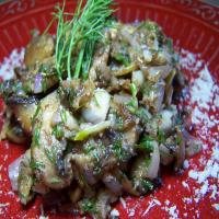 Portobello Mushrooms With Thyme and Parmesan Cheese image