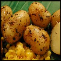 New Potatoes With Herbes De Provence, Lemon and Coarse Salt_image