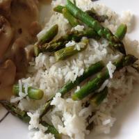 Asparagus Pilaf Rice image