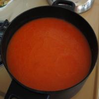 Red Bell Pepper and Sweet Potato Soup image