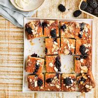 Jammy blackberry & almond crumble cake image