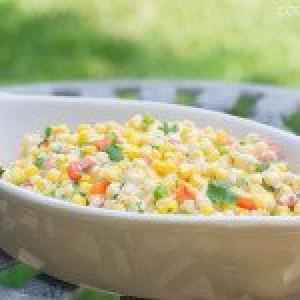Creamy Sweet and Spicy Corn Salad_image