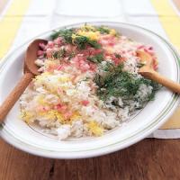 Rice Salad with Lemon, Dill, and Red Onion image