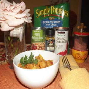 Curried Potatoes and Chickpeas #SP5 image
