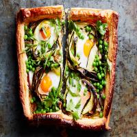 Zucchini and Egg Tart With Fresh Herbs image