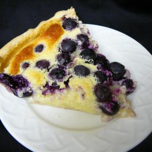 Lemon Blueberry Custard Pie_image