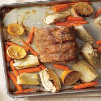 Pork Loin with Carrots, Fennel, and Lemons_image