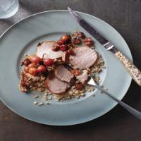 Roasted Pork Tenderloin with Grapes and Sage_image
