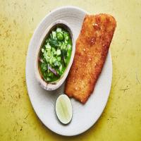 Fish Milanese with Cucumber Ceviche_image