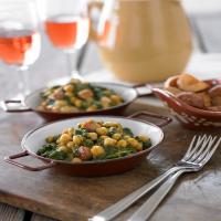 Chickpeas with Spinach image