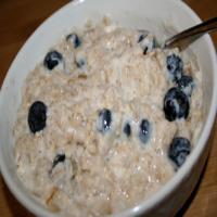 Blueberries & Cream Porridge image