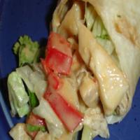 Ginger-Peanut Chicken-Salad Wraps (Cooking Light) image