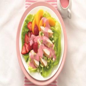 Strawberry-Peach Chicken Salad image