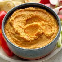 Roasted Red Pepper Hummus image