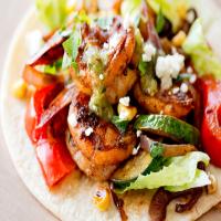 Shrimp Fajitas With Peppers and Zucchini_image