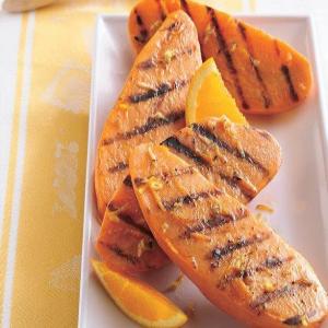 Grilled Sweet Potatoes with Orange-Ginger Butter_image