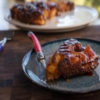 Pineapple Upside Down Cake with Pink Peppercorn Caramel image