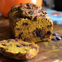 Whole Wheat Pumpkin Bread with Chocolate Chips_image
