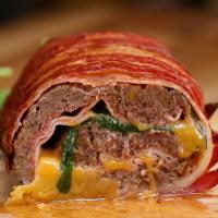 Bacon-wrapped Burger Roll Recipe by Tasty image