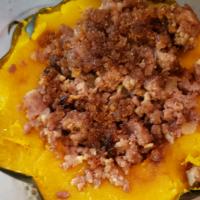 Acorn Squash with Sweet Spicy Sausage image