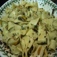 Pappardelle Pasta With Olives, Thyme, and Lemon image