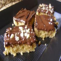 Quick, Easy Oatmeal Bars With Chocolate Topping_image