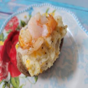 Cheesy Shrimp-Stuffed Twice-Baked Potatoes image