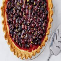 Fresh Blueberry Cheesecake Pie_image