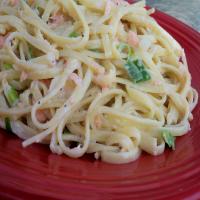 Angel Hair Noodles With Smoked Salmon_image