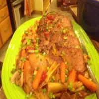SPICE RUBBED GARLIC STUDDED ROUND TIP BEEF ROAST_image