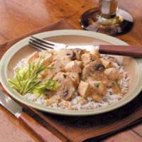 Creamed Chicken and Mushrooms image