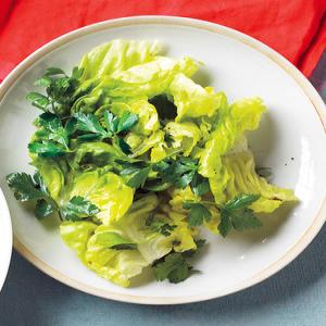 Bibb and Parsley Salad with Anchovy Dressing image