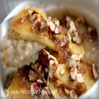 Banana Pecan Brûlée Oatmeal For Two in a Pressure Cooker Recipe - (5/5) image