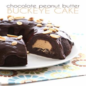 Chocolate Peanut Buckeye Bundt Cake_image