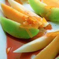 Melon with ginger and port vinaigrette_image