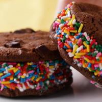 Chocolate Sprinkles Ice Cream Sandwiches Recipe by Tasty image