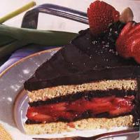 Hazelnut, Chocolate and Strawberry Torte_image