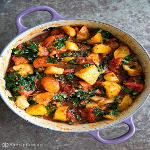 Roasted Root Vegetables with Tomatoes and Kale_image
