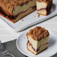 Glazed Coffee Cake with Sour Cherry Preserves_image