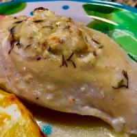 Stuffed Chicken Breasts with Lemon-Dill Sauce image