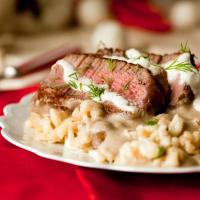 Beef Stroganoff with Peppered Spaetzle_image