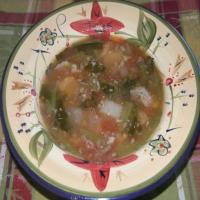 Vegetable Pork Soup with Lemon_image