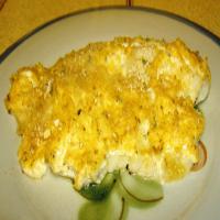 Baked Tilapia With Sour Cream Parmesan Crust_image
