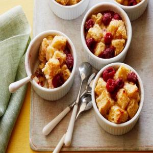 Kids Can Make: Raspberry-Lemon Bread Pudding image