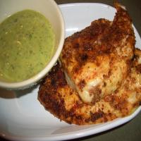 Spice Rubbed Chicken Breasts W/ Spicy-Cool Mint Sauce image