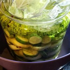 Garlic and Dill Lacto-Fermented Pickles image